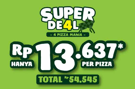 4 PERSONAL PIZZA HANYA 54K