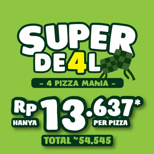 4 PERSONAL PIZZA HANYA 54K