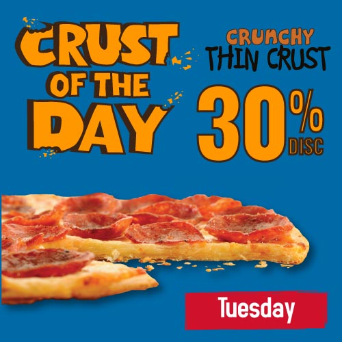 CRUST OF THE DAY - TUESDAY