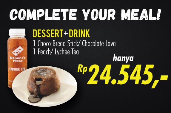 Dessert + Drink for 27K