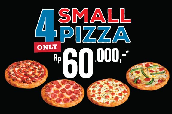 4 SMALL HT PIZZA HANYA 60K