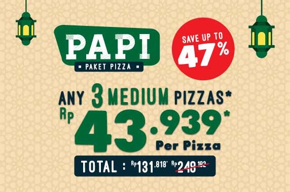 PAKET PIZZA TRIO