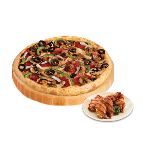 Pizza + Chicken Sides ONLY 80K