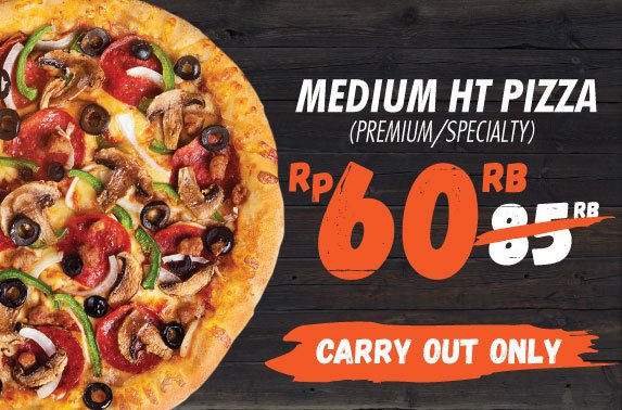 Carryout Promo - MEDIUM HT PIZZA For 60K