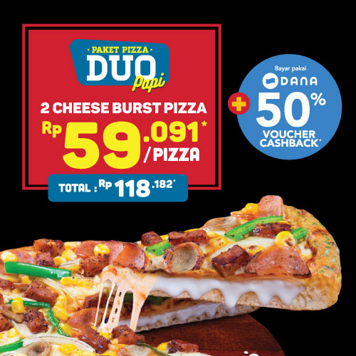 Paket Pizza Duo (Cheese Burst)
