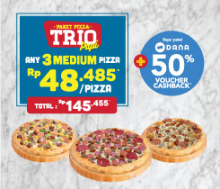 Paket Pizza Trio