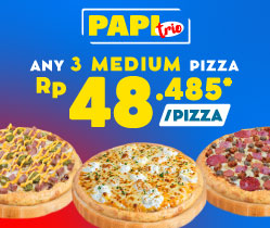 Paket Pizza Trio