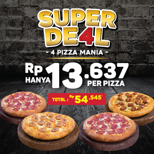 4 PERSONAL PIZZA HANYA 54K