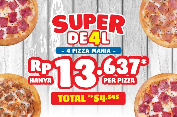 4 PERSONAL PIZZA HANYA 54K
