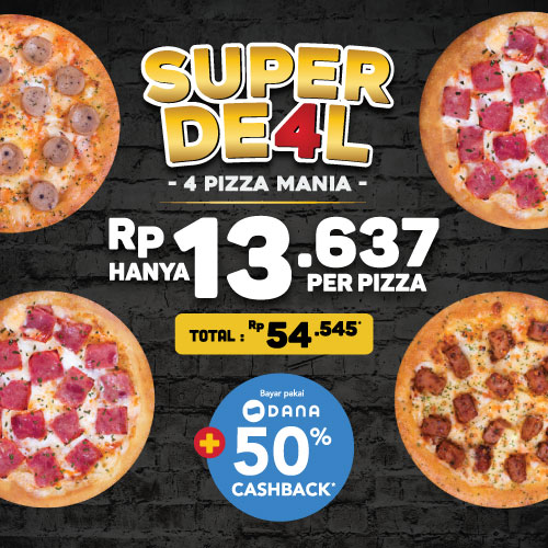 4 PERSONAL PIZZA HANYA 54K