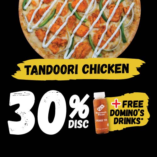 Disc 30% Tandoori Chicken + Free Tea