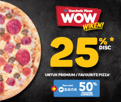 Wow Wiken! 25% OFF