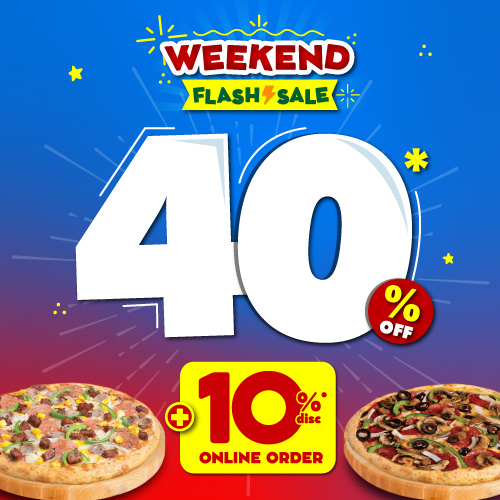 Weekend Flash Sale 40% + 10% OFF